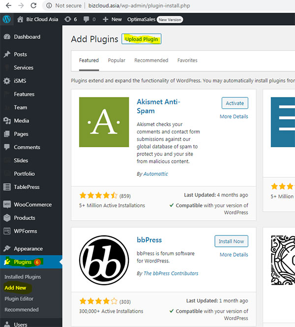 Install WordPress iSMS Plugin Philippines