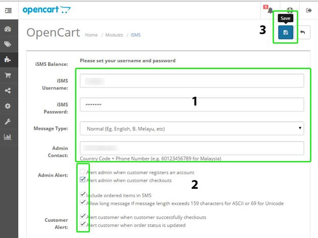 Bulk SMS with Opencart