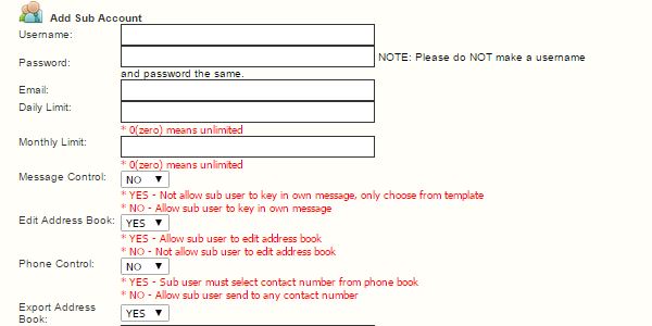 How to Create Sub Account in Bulk SMS Philippines