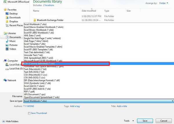 Bulk SMS End User Guide How to Create CSV File in Excel