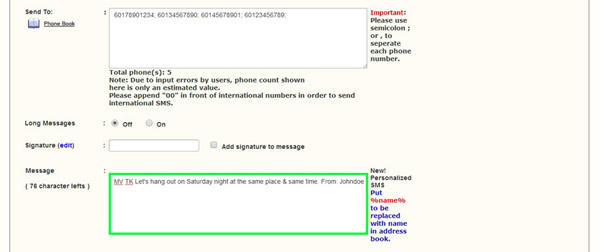 Compose Group Messaging in Bulk SMS Philippines