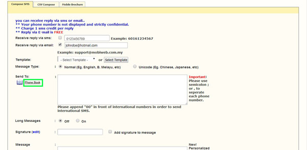 Compose Group Messaging in Bulk SMS Philippines